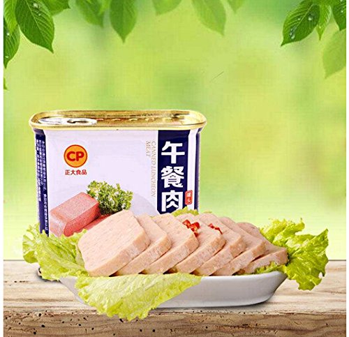 Amazon.co.jp: 中国正大食品 ポークランチョンミート 午餐肉 中国名物